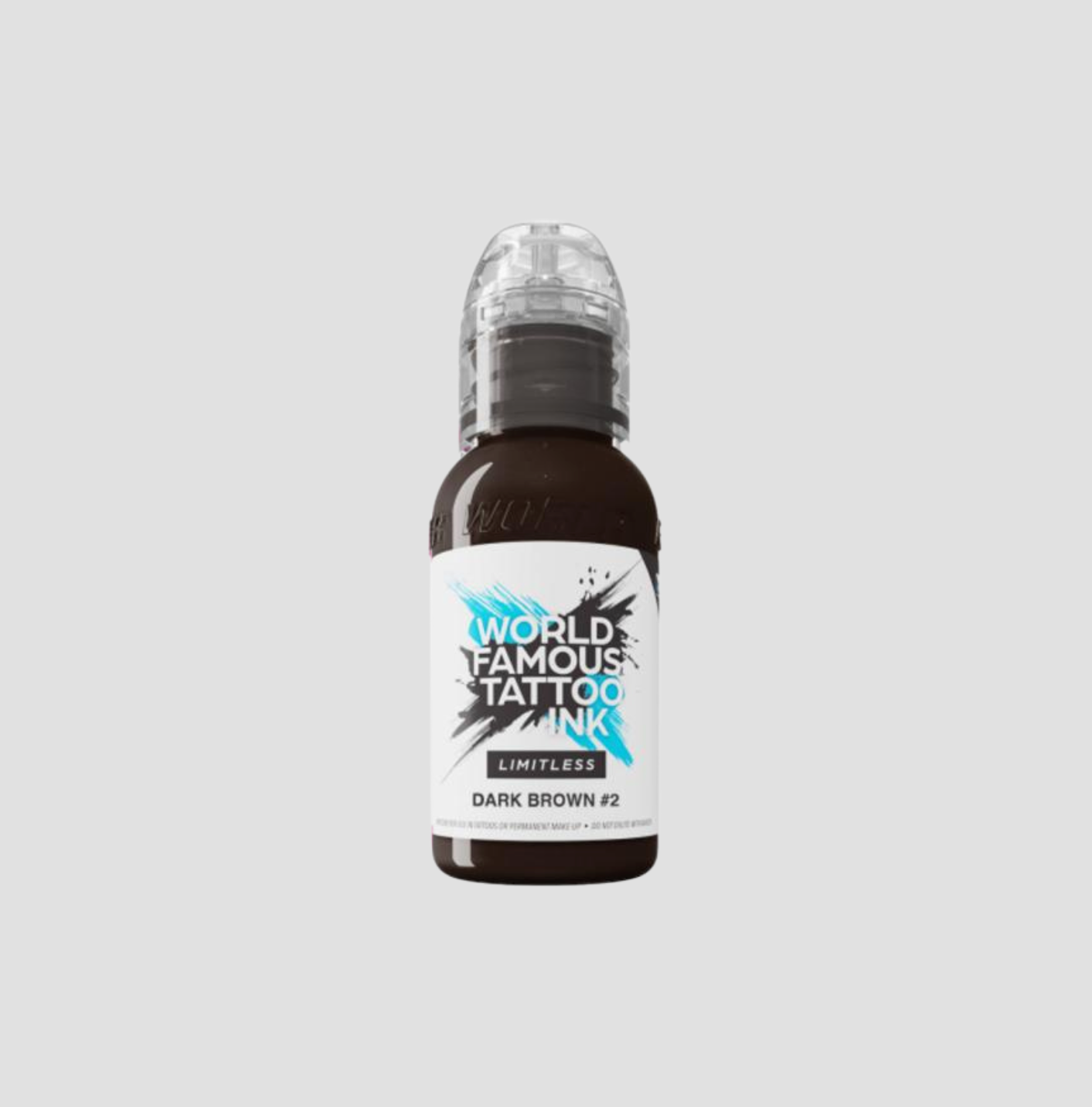 World Famous Limitless Tattoo Ink - Dark Brown 2 30 ml