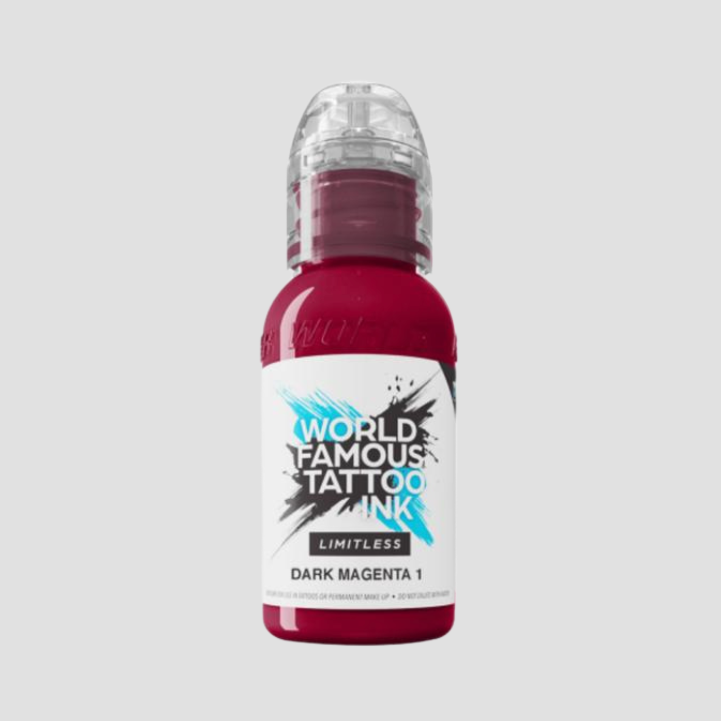 World Famous Limitless Tattoo Ink - Medium Magenta 1 30ml