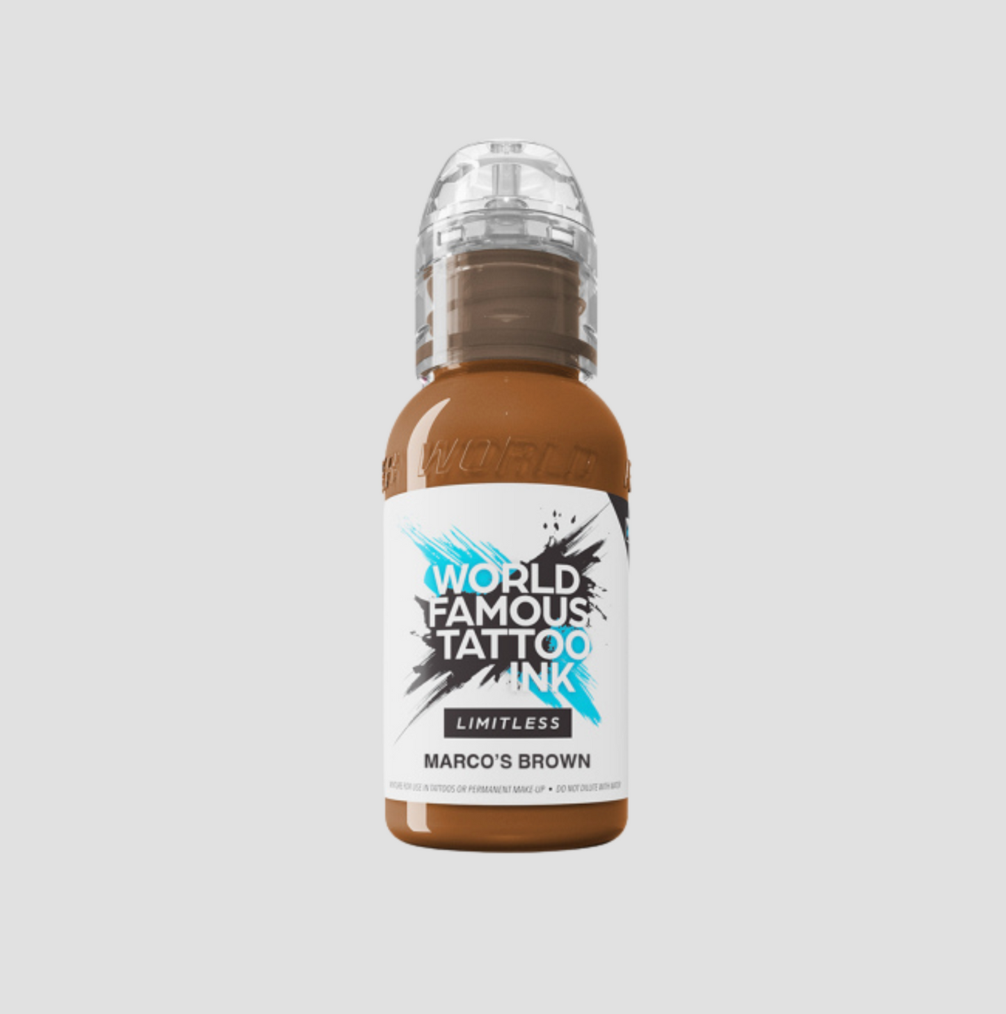 World Famous Limitless Tattoo Ink - Marco's Brown 30 ml