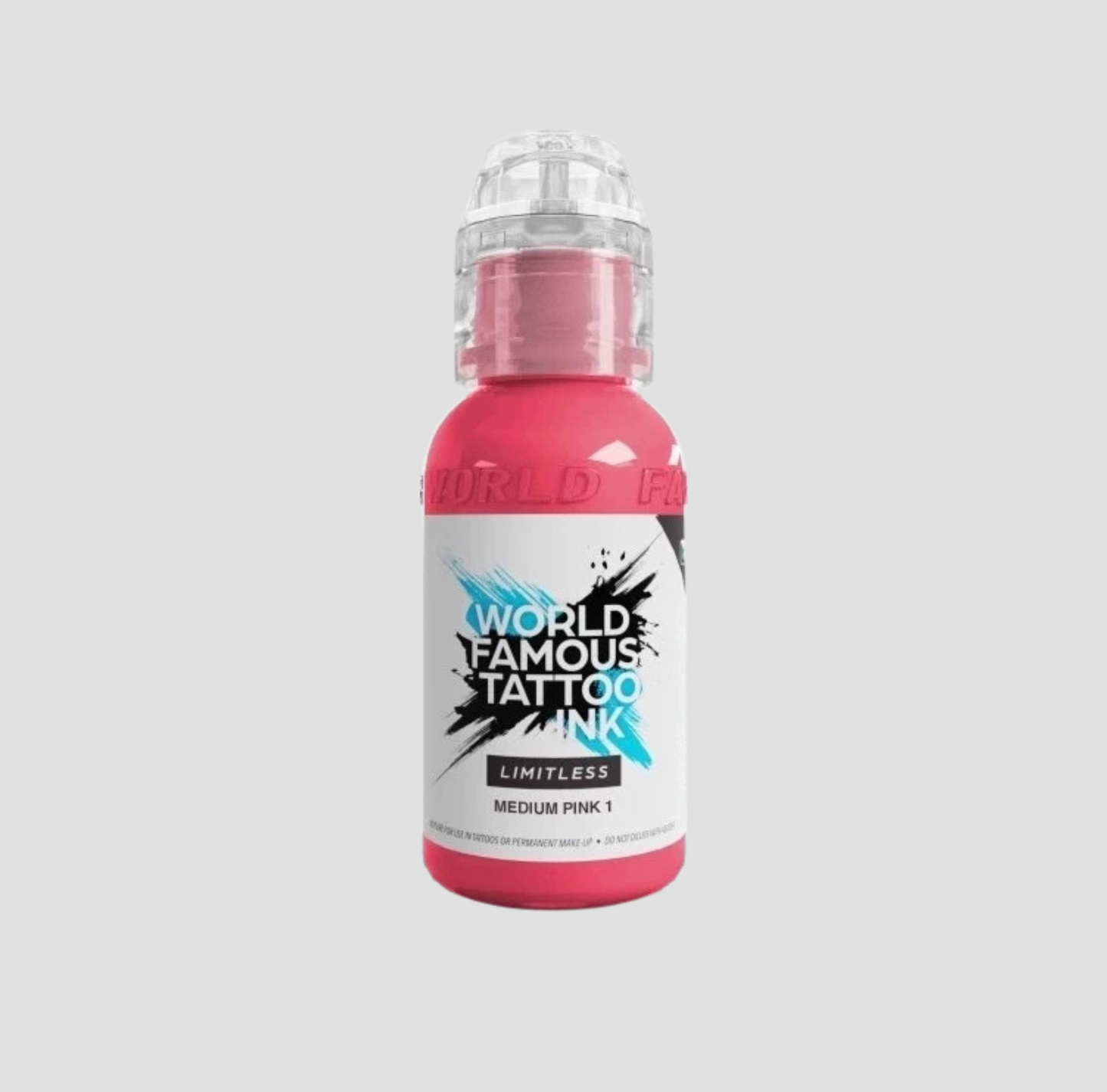 World Famous Limitless Tattoo Ink - Pigmento Medium pink 1 - 30ml