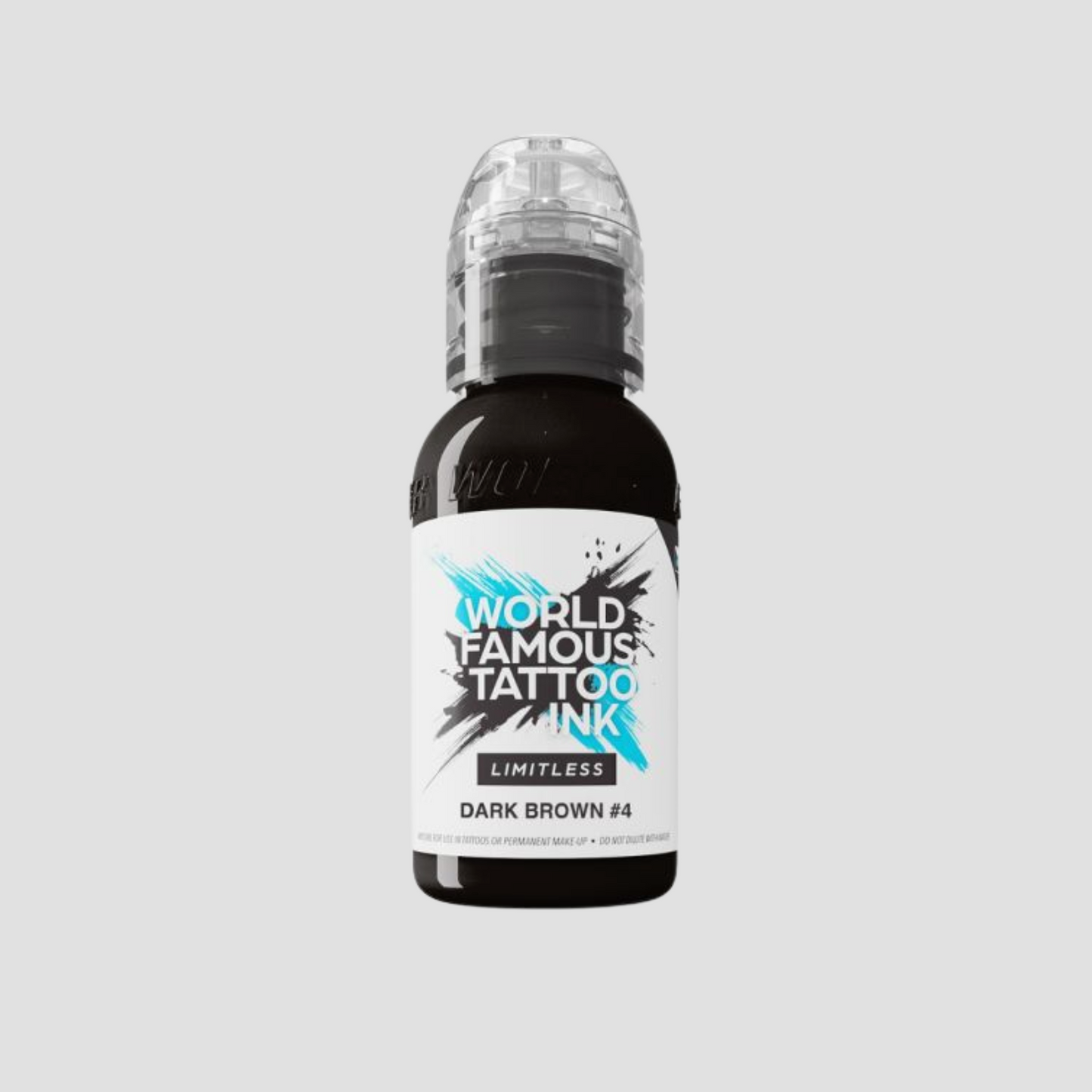 World Famous Limitless Tattoo Ink - dark brown 4 - 30ml