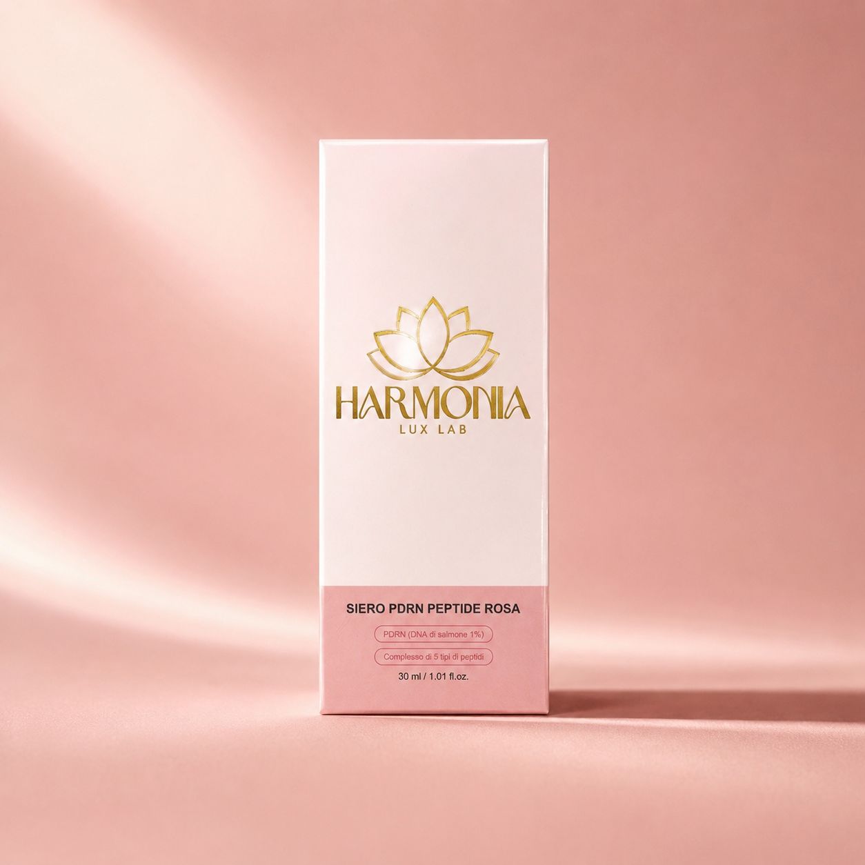Harmonia Lux Repair Serum Viso - Idratante Con DNA Di Salmone Niacinamide e 5 Peptidi- 30ML